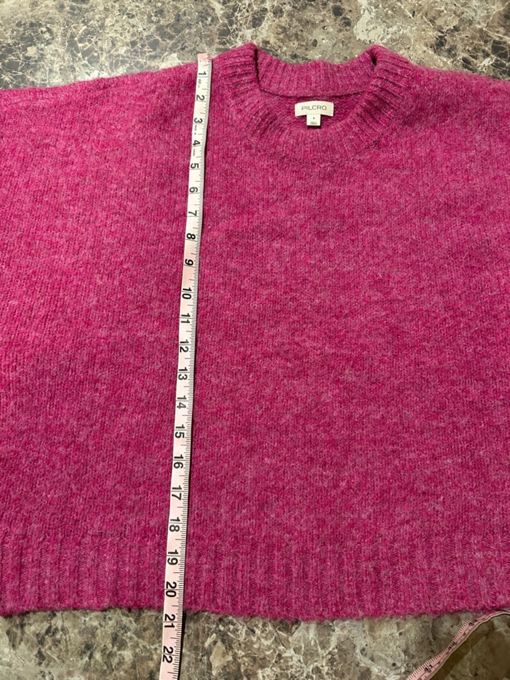 Pilcro Anthropologie Knit Pullover Sweater Pink - Picture 9 of 9